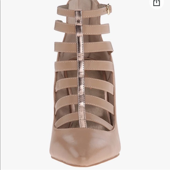 Seychelles Drum Kit Nude Leather Heel - Picture 2 of 5